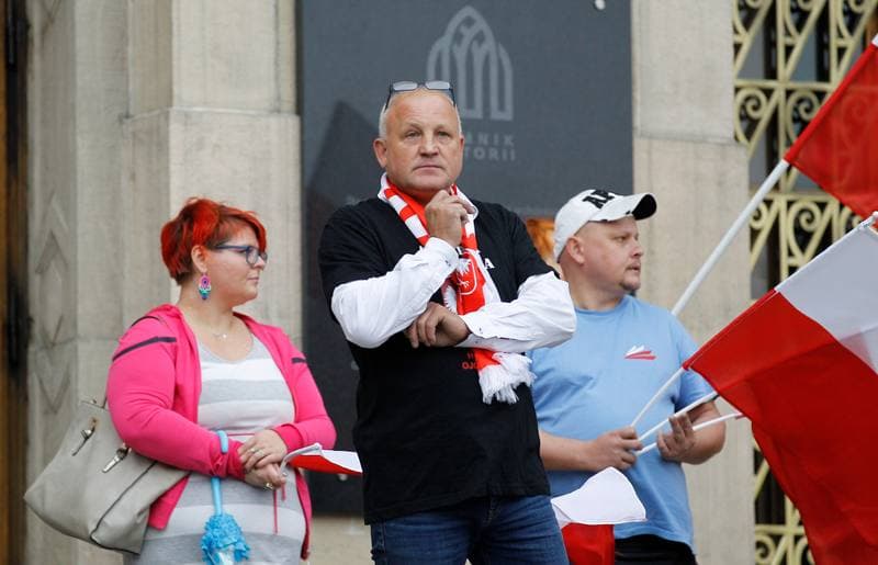 Protest KWW Stonoga Partia Polska. Katowice. 25.09.2015