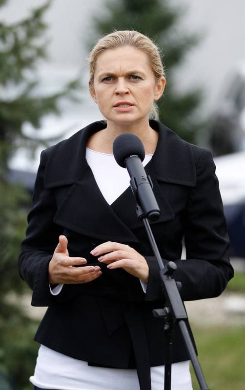 Barbara Nowacka. Press Conference. 08.10.2015