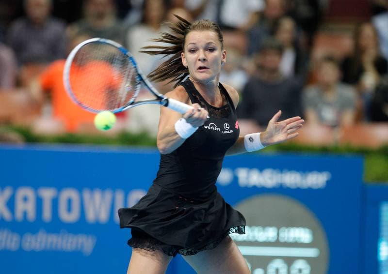 Tennis. Katowice Open. Agnieszka Radwanska - Yanina Wickmayer. 07.04.2015