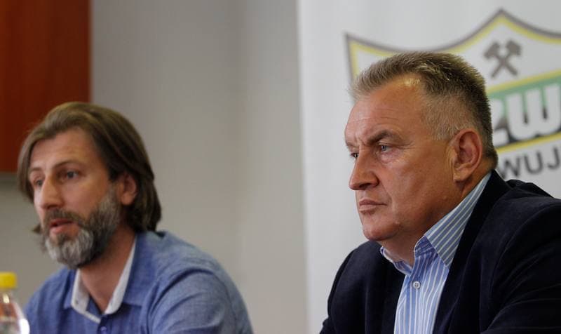 Football. Rozwoj Katowice. Press Conference. 26.06.2015