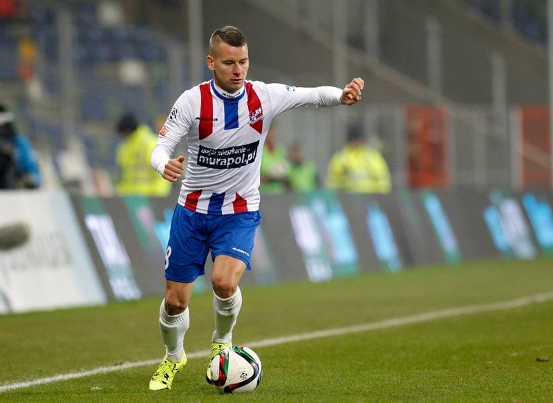 Football. PKO BP Ekstraklasa. Podbeskidzie Bielsko Biala - Jagiellonia Bialystok. 02.11.2015