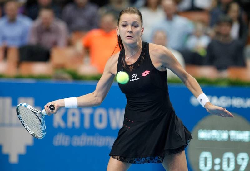 Tennis. Katowice Open. Agnieszka Radwanska - Yanina Wickmayer. 07.04.2015