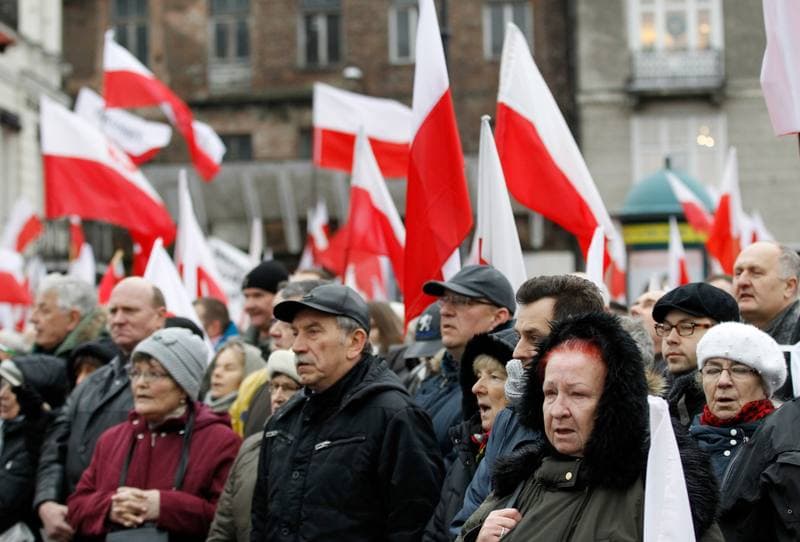 Freedom and Solidarity March. Warsaw. 13.12.2015