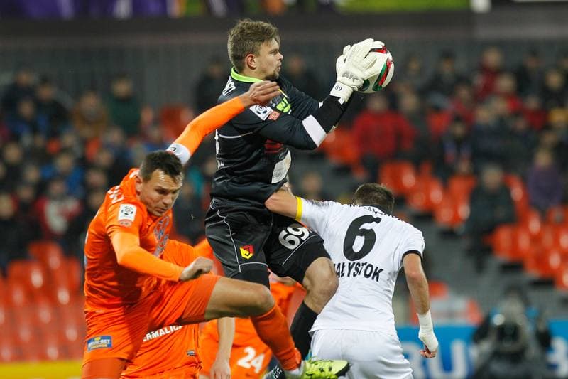 Football. PKO BP Ekstraklasa. Termalica Bruk-Bet Nieciecza - Jagiellonia Bialystok. 16.12.2015