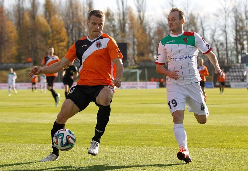 Football. I Liga. Zaglebie Sosnowiec - Chrobry Glogow. 08.11.2015