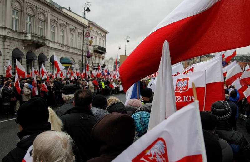 Freedom and Solidarity March. Warsaw. 13.12.2015