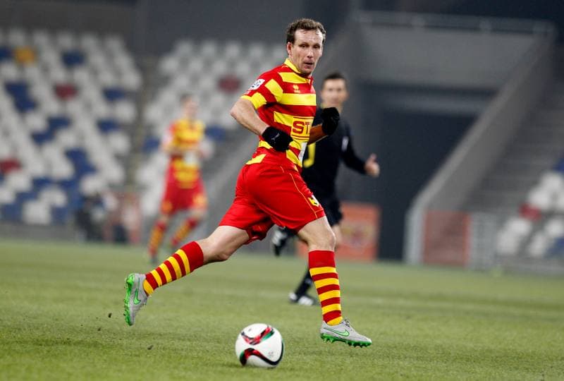 Football. PKO BP Ekstraklasa. Podbeskidzie Bielsko Biala - Jagiellonia Bialystok. 02.11.2015