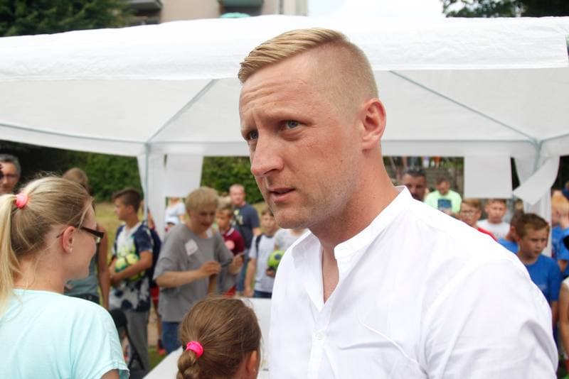 Football. Kamil Glik. Press Conference. 24.06.2017