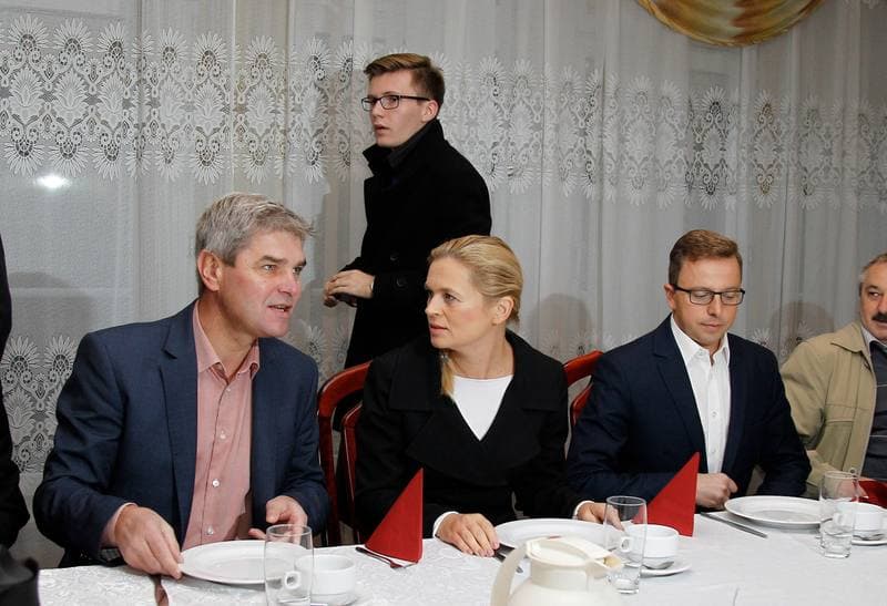 Barbara Nowacka. Breakfast with Trade Unions. 08.10.2015