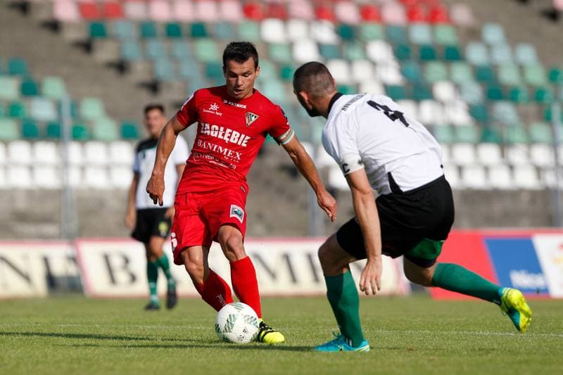 Football. Sparing. Zaglebie Sosnowiec - GKS Jastrzebie. 19.07.2017