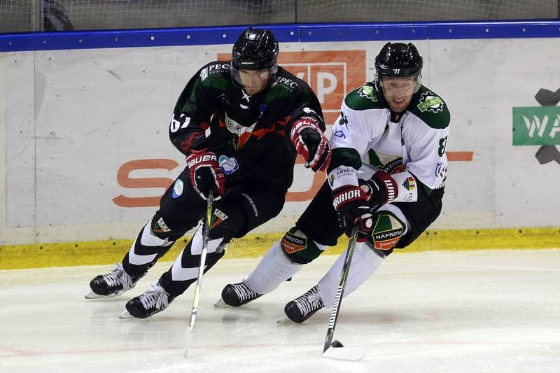Ice Hockey. Polska Hokej Liga. Naprzod Janow - GKS Tychy. 15.10.2017