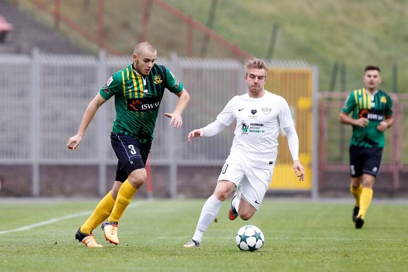 Football. II Liga. GKS 1962 Jastrzebie - Rozwoj Katowice. 21.10.2017