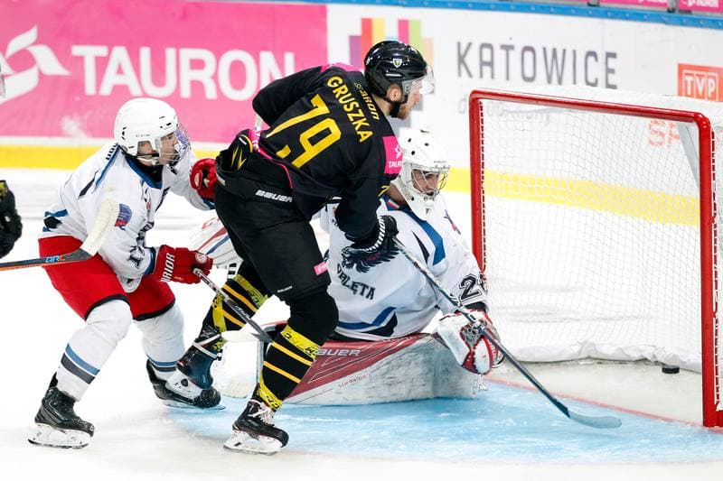 Ice Hockey. Polska Hokej Liga. SMS PZHL Katowice - Tauron KH GKS Katowice. 19.09.2017