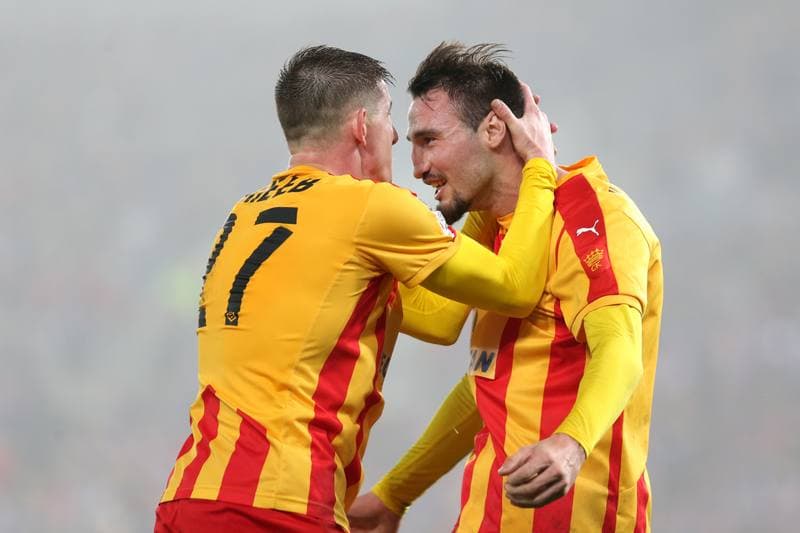 Football. Lotto Ekstraklasa. Gornik Zabrze - Korona Kielce. 20.10.2017