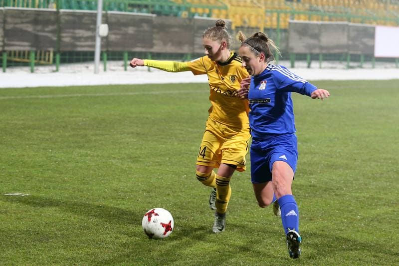Football. Women's Polish Cup. GKS Katowice - AZS Wroclaw. 29.11.2017