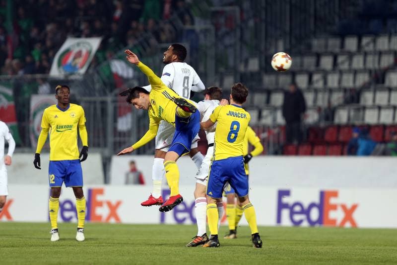 Football. Europa League. FC Zlin - Lokomotiv Moscow. 07.12.2017