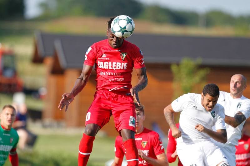 Football. Sparing. Zaglebie Sosnowiec - MFK Karvina. 05.07.2017