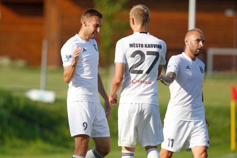 Football. Sparing. Zaglebie Sosnowiec - MFK Karvina. 05.07.2017