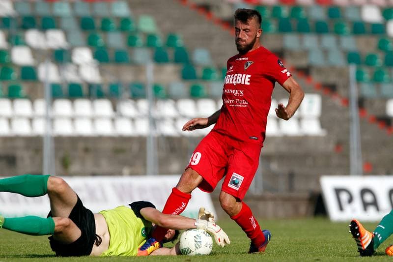 Football. Sparing. Zaglebie Sosnowiec - GKS Jastrzebie. 19.07.2017
