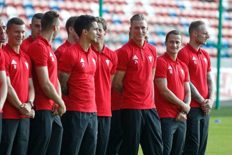 Football. Gornik Zabrze. Press Conference. 09.07.2017