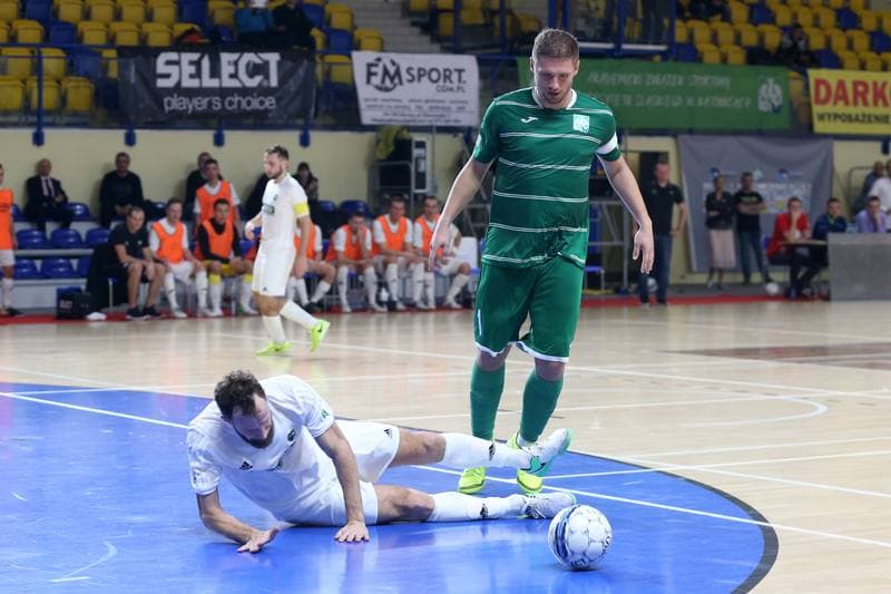 Futsal. Ekstraklasa. AZS US Katowice - Rekord Bielsko-Biala. 25.10.2017