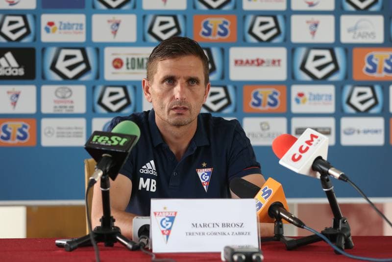 Football. Gornik Zabrze. Press Conference. 18.10.2017