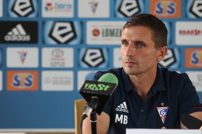 Football. Gornik Zabrze. Press Conference. 18.10.2017
