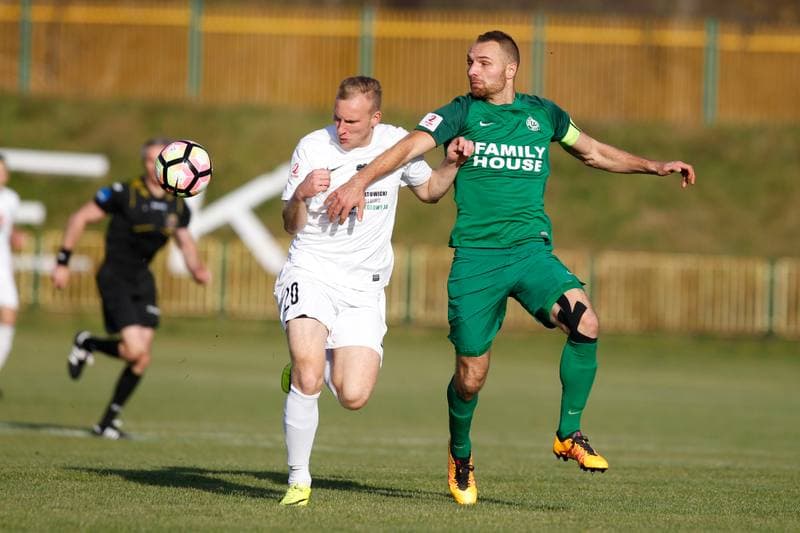Football. II Liga. Rozwoj Katowice - Warta Poznan. 18.11.2017