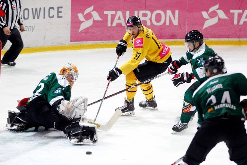 Ice Hockey. Tauron Hokej Liga. Tauron KH GKS Katowice - Anteo Naprzod Janow. 02.02.2018
