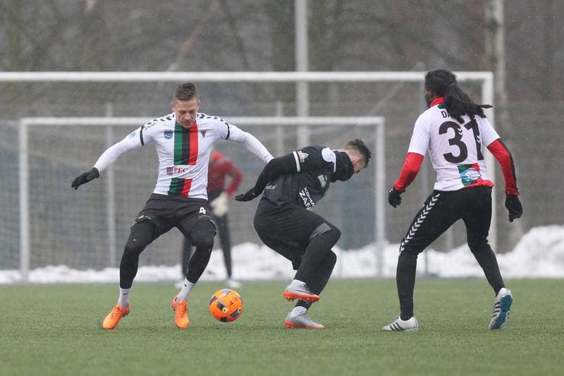 Football. Sparing. GKS Tychy - KS Polkowice. 16.02.2018
