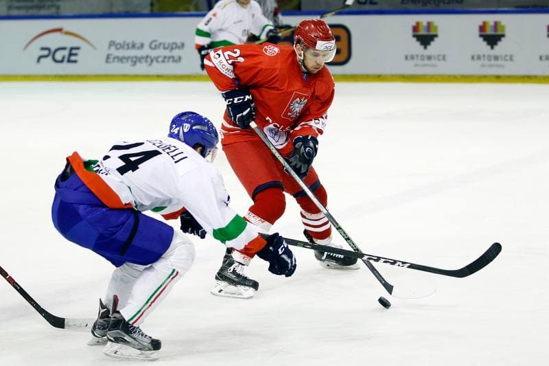 Ice Hockey. Euro Ice Hockey Challenge. Poland - Italy. 16.02.2018