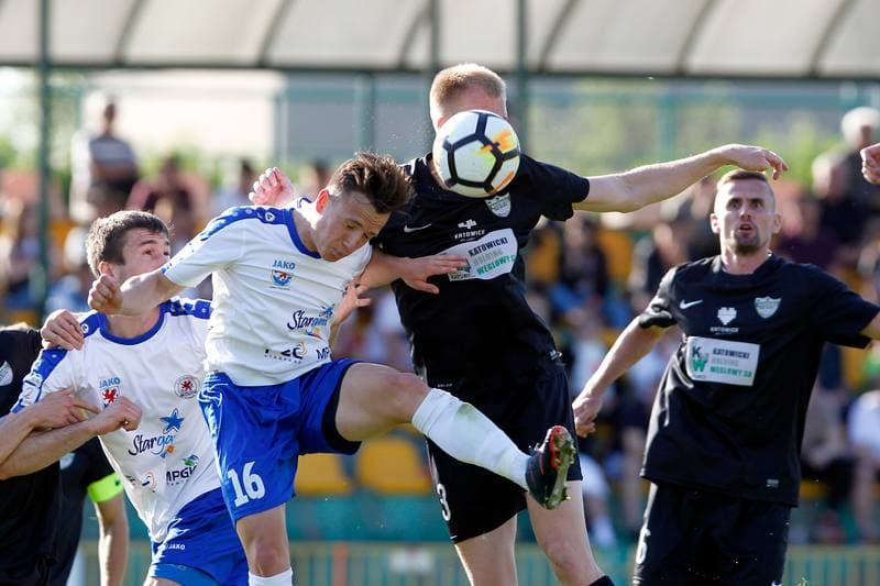 Football. II Liga. Rozwoj Katowice - Blekitni Stargard. 05.05.2018