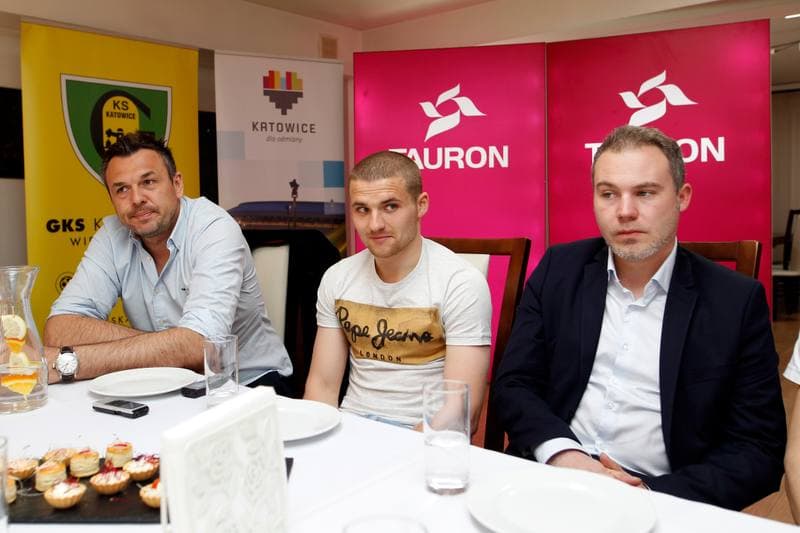 Ice Hockey. GKS Katowice. Press Conference. 12.04.2018