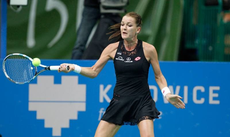 Tennis. Katowice Open. Agnieszka Radwanska - Yanina Wickmayer. 07.04.2015