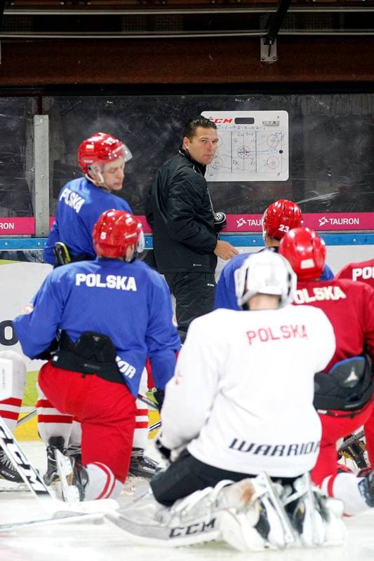 Ice Hockey. Poland national team. Training. 21.08.2018