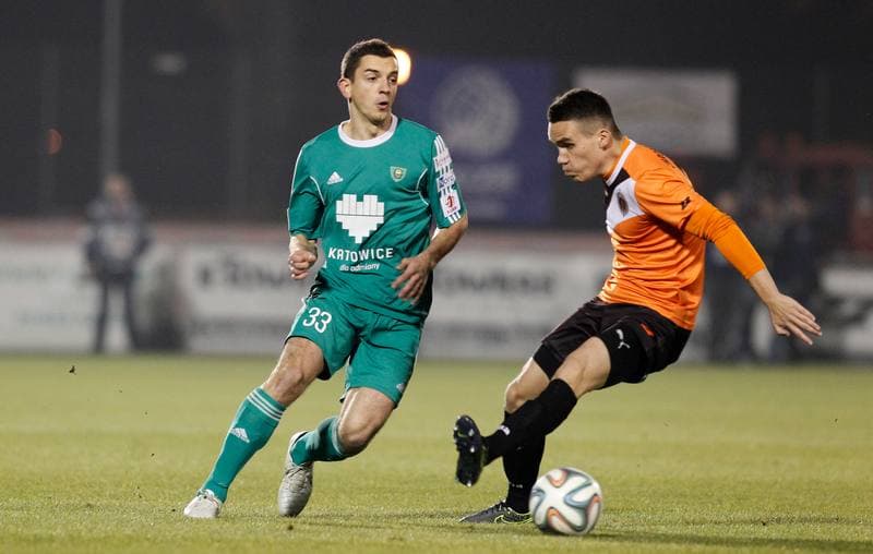 Football. Polish First League. Chrobry Glogow - GKS Katowice. 30.10.2015