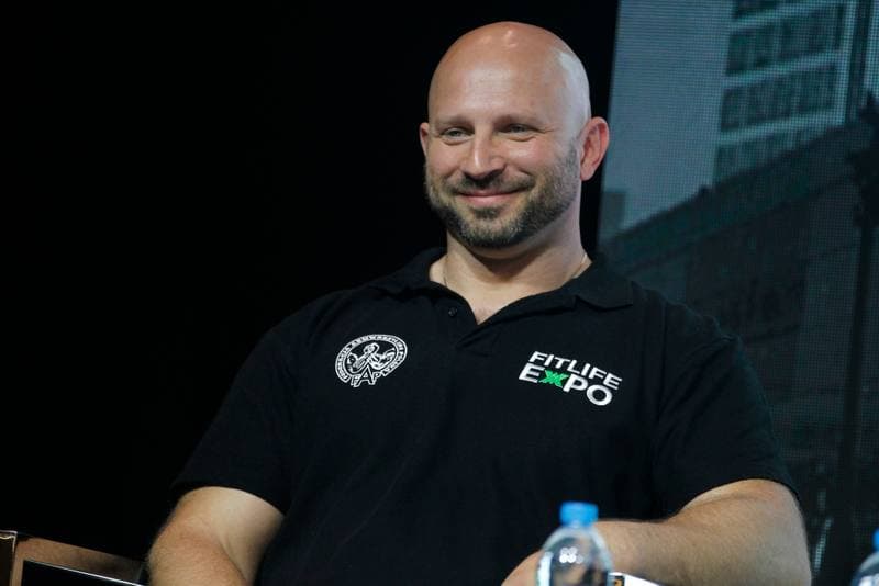 Football. Fit Life Expo. Press Conference. 07.08.2018