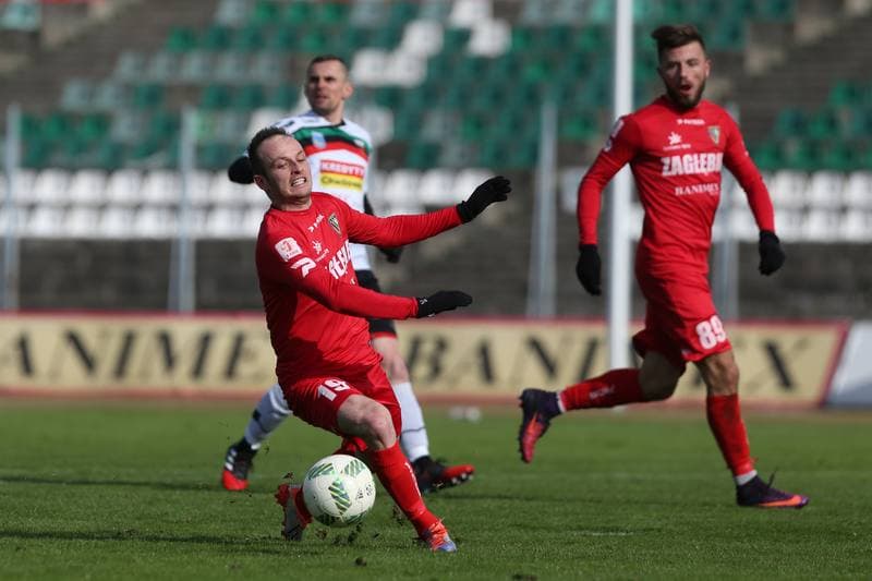 Football. Sparing. Zaglebie Sosnowiec - GKS Tychy. 25.02.2017
