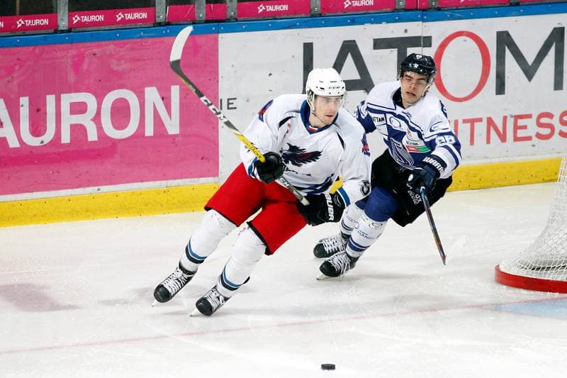 Ice Hockey. Polska Hokej Liga. SMS PZHL Katowice - MH Automatyka Gdansk. 23.10.2017