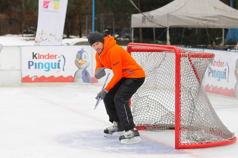 Ice Hockey. Mariusz Czerkawski. Training. 11.02.2019