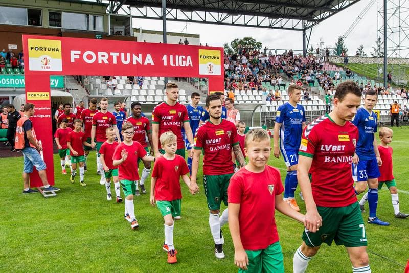 Football. Fortuna I Liga. Zaglebie Sosnowiec - Miedz Legnica. 17.08.2019
