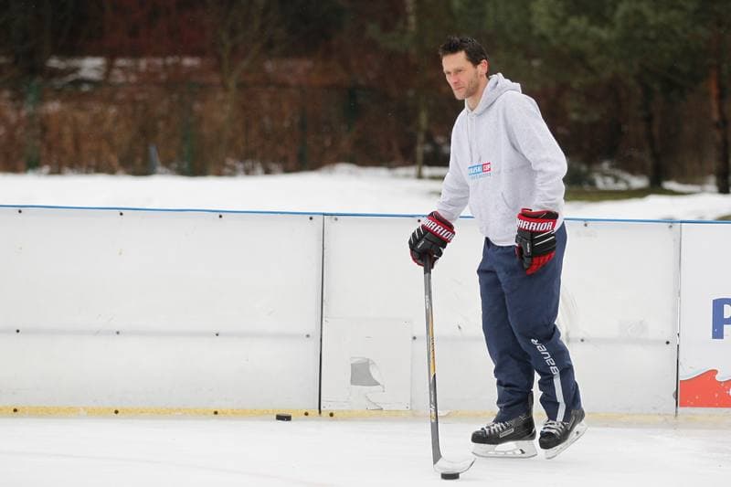 Ice Hockey. Mariusz Czerkawski. Training. 11.02.2019