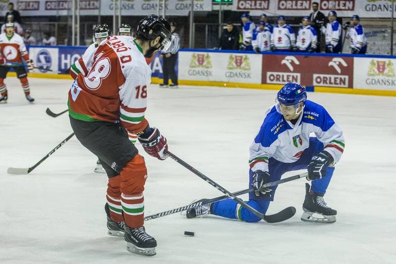 Ice Hockey. Euro Ice Hockey Challenge. Italy - Hungary. 08.11.2019