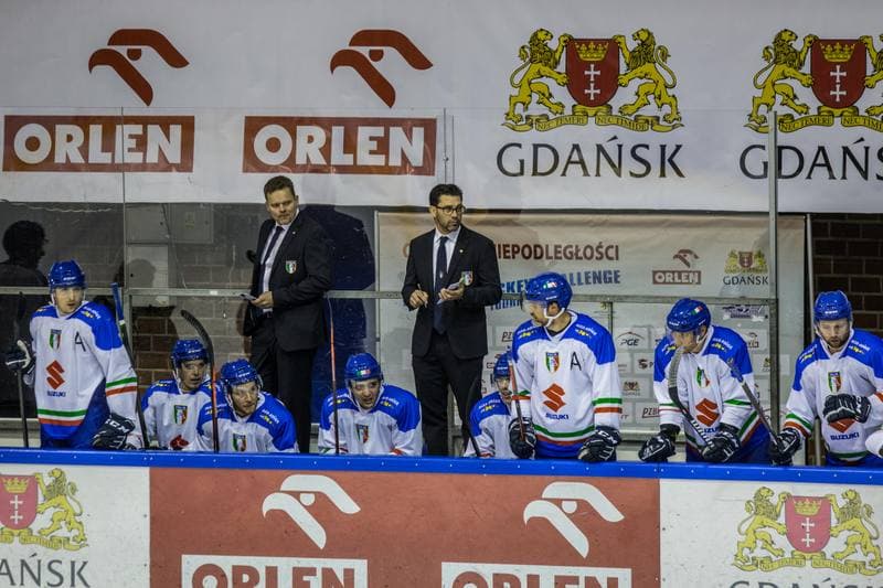 Ice Hockey. Euro Ice Hockey Challenge. Italy - Hungary. 08.11.2019