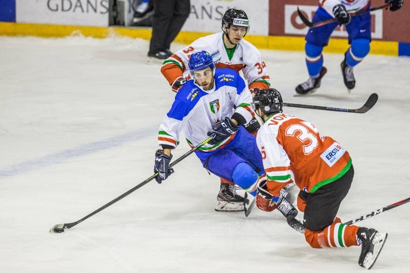 Ice Hockey. Euro Ice Hockey Challenge. Italy - Hungary. 08.11.2019