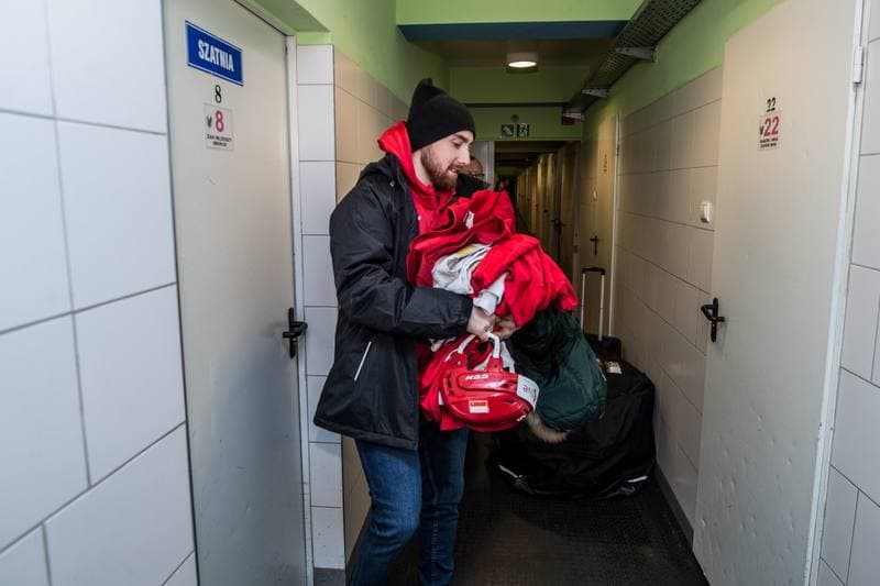 Ice Hockey. Poland national team. Departure. 03.02.2020