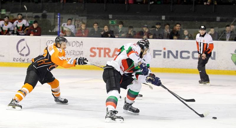 Ice Hockey. Polska Hokej Liga. GKS Tychy - JKH GKS Jastrzebie. 30.11.2014