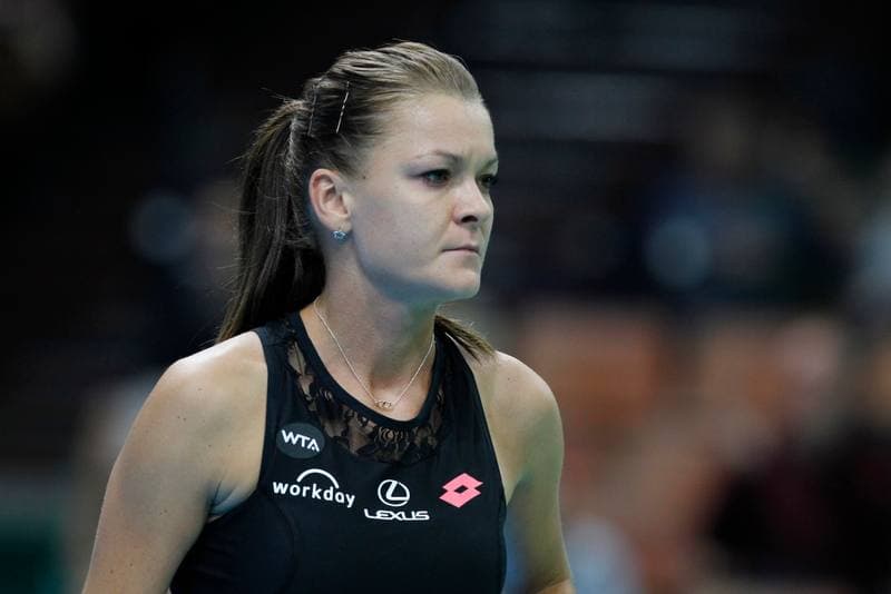 Tennis. Katowice Open. Agnieszka Radwanska - Yanina Wickmayer. 07.04.2015