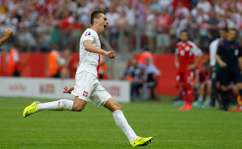 Football. UEFA Euro 2016 Qualifiers. Poland - Georgia. 13.06.2015