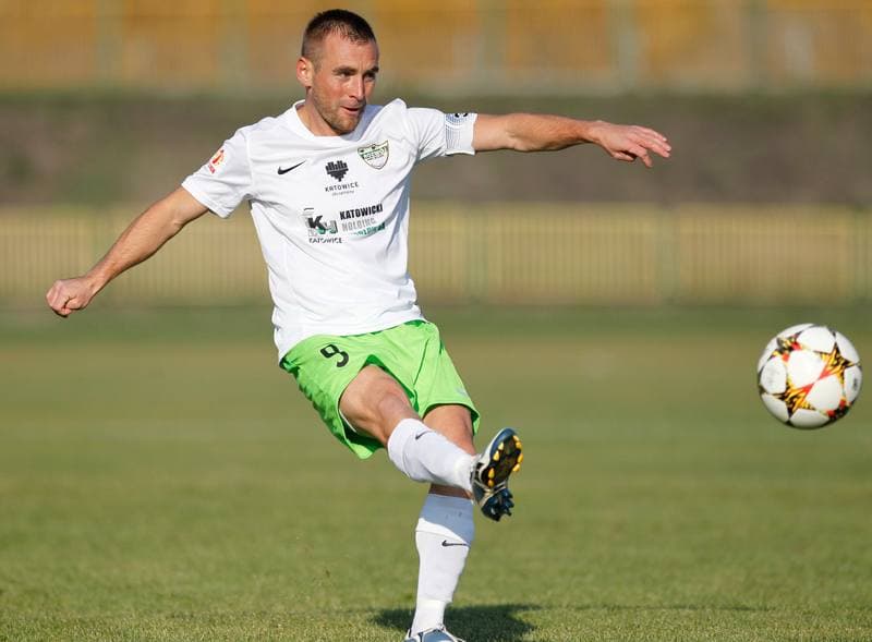 Football. I Liga. Rozwoj Katowice - Miedz Legnica. 31.10.2015